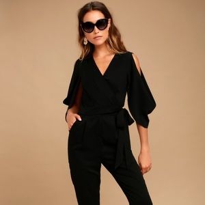 Hold tight black jumpsuit - never worn